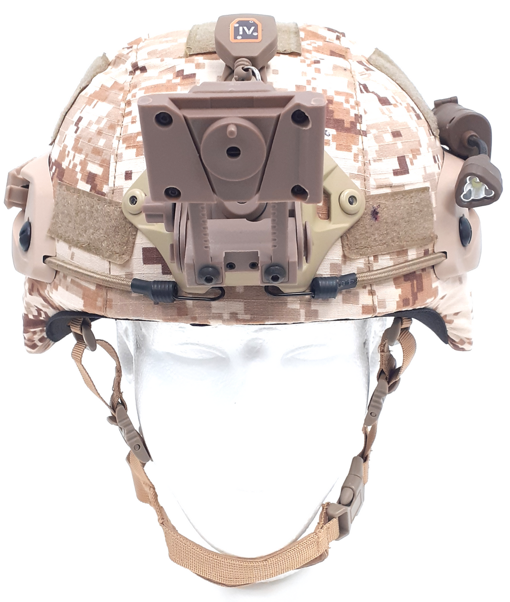 Capacete à prova de bala Nível IIIA Modelo FAST MARINE TACTICO BALLISTIC PROTECTION IV