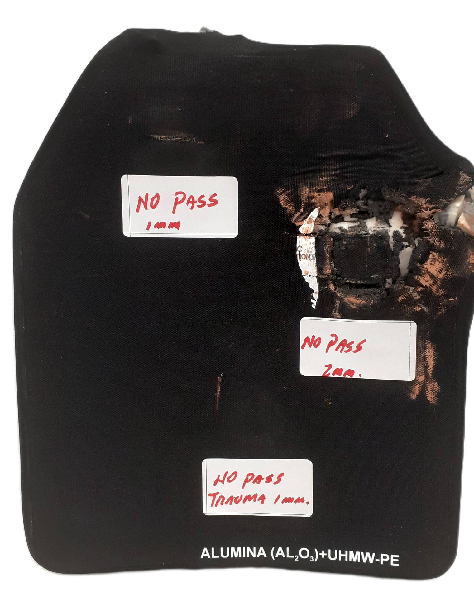 Placas Antibalas Nivel IV Alúmina (Al₂O₃) BALLISTIC PROTECTION IV 15X20