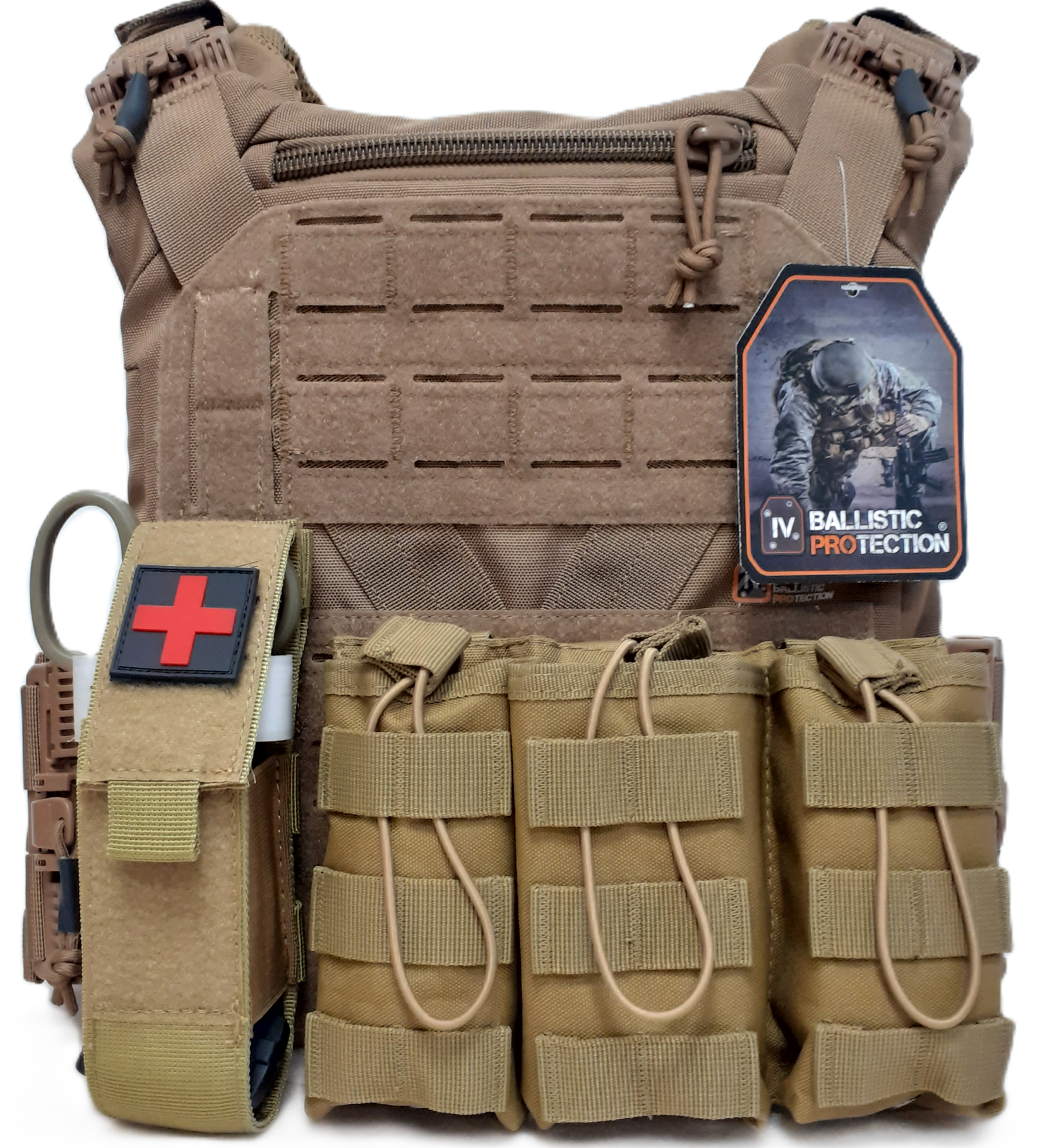 PORTA PLACAS BALISTICAS MODELO COYOTE BALLISTIC PROTECTION IV