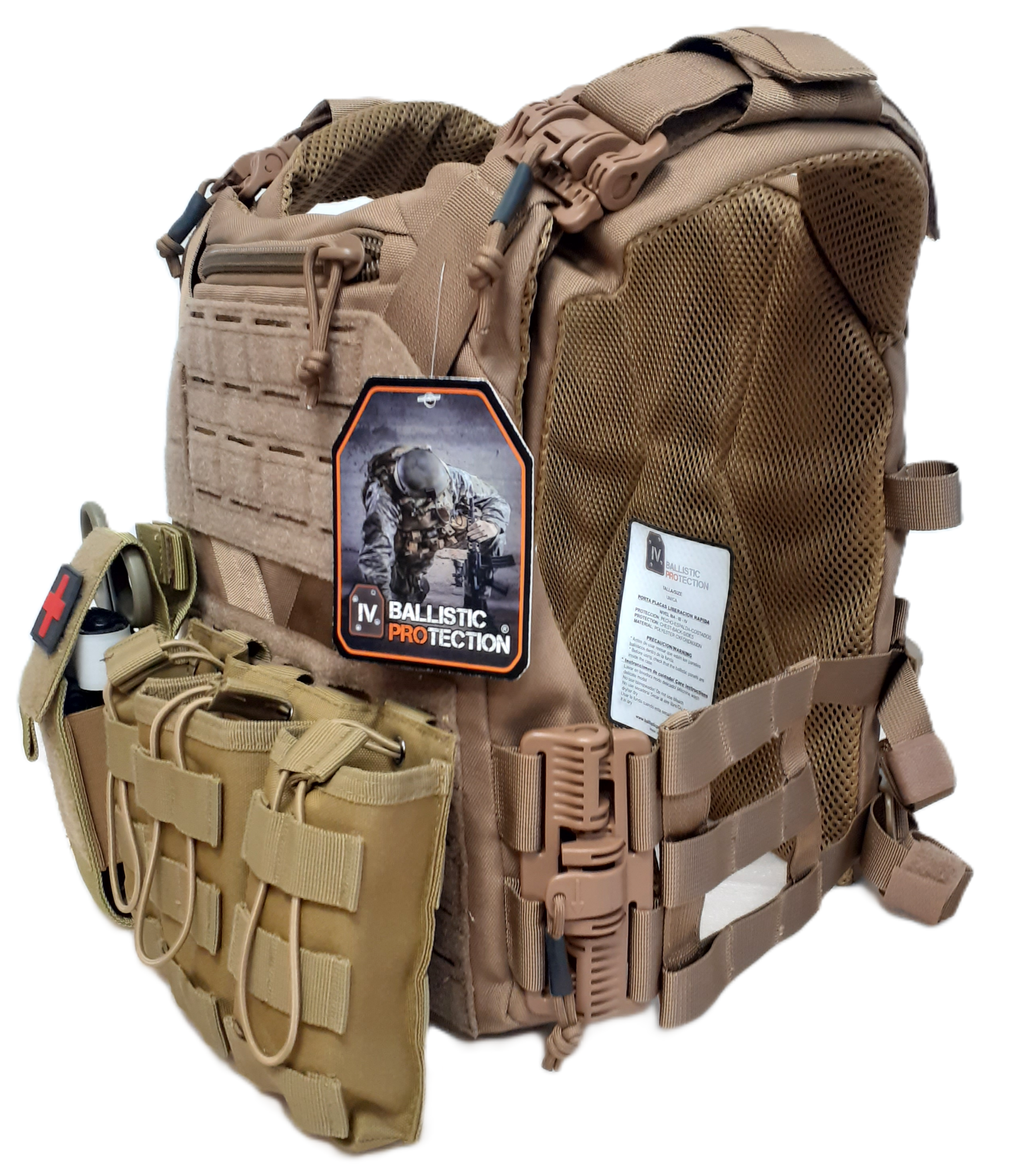 PORTA PLACAS BALISTICAS MODELO COYOTE BALLISTIC PROTECTION IV