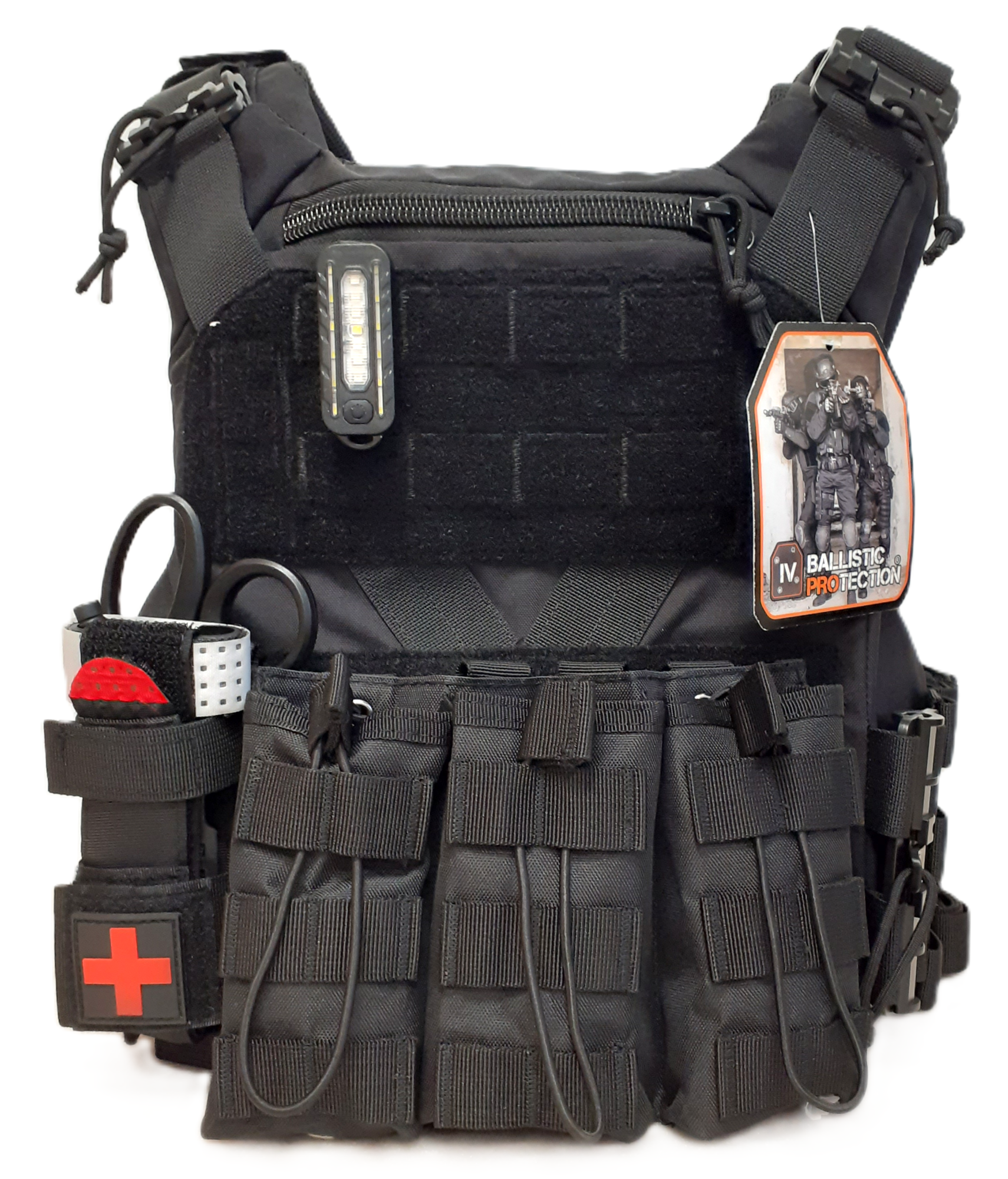 Porta Placas de Liberación Rápida Modelo POLICE BALLISTIC PROTECTION IV